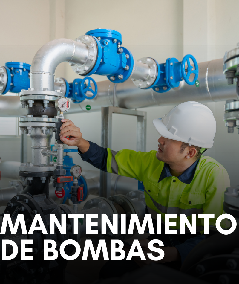 Mantenimiento de bombas</p>
<p>